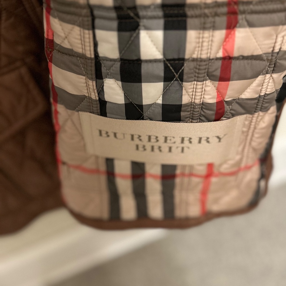 Burberry Brown Quilted Jacket - Picture 4 of 7